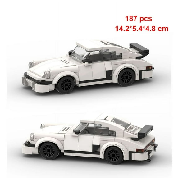 City Technical Car Speed Racing Car Building Blocks Sports Police Car Pick Up MOC Creative Vehicle Toys