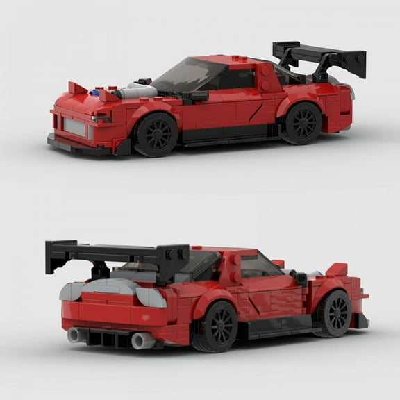 City Technical Speed Champions Sports World Famous Car RX-7 Tuned Building Blocks Racing Moc Brick Vehicle Educational Toys Kids
