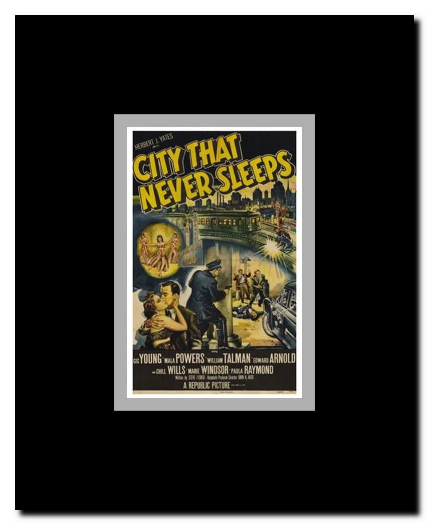 City That Never Sleeps Framed Movie Poster