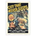 thumbnail image 1 of City That Never Sleeps - Starring Gig Young and Mala Powers - Vintage Film Noir Movie Poster c.1953 - Master Art Print 10in x 14in, 1 of 4