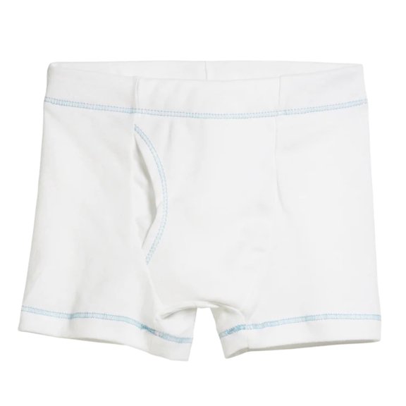 City Threads Boys Super-Soft Cotton Boxer Brief, White