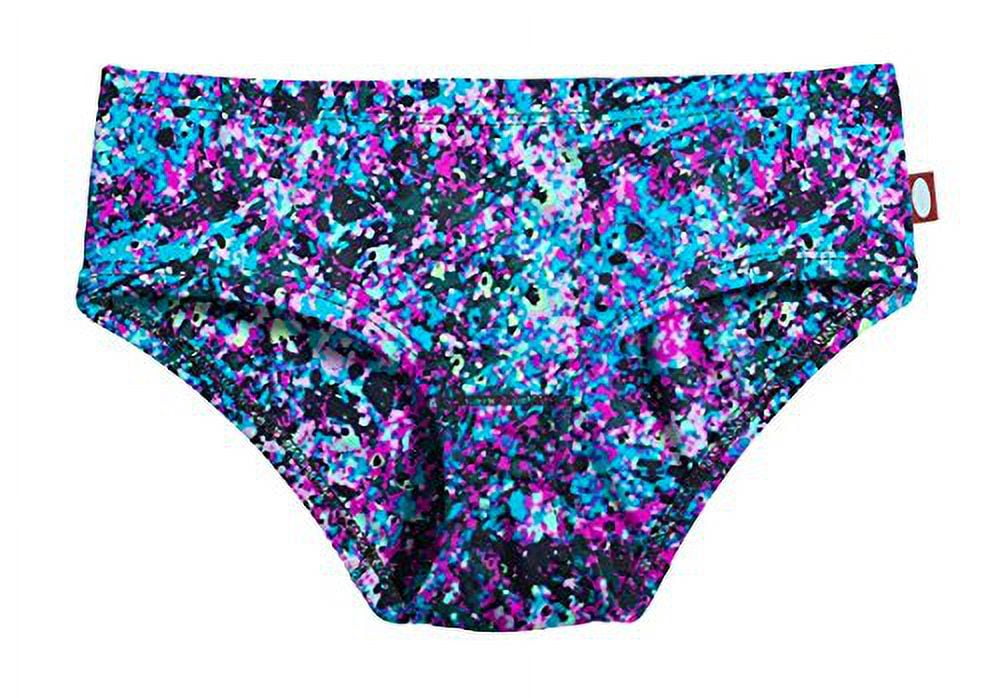 City Threads Girls' Swimming Bottom UPF50+ Rash Guard Swim Brief