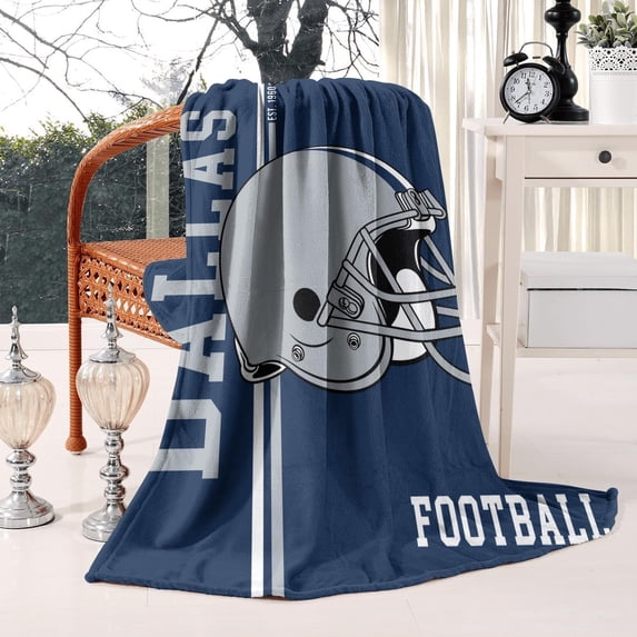 City Throw Blanket for Men Women Kids Ultra Soft Flannel Blanket Lightweight Warm Blanket Soft Flannel Bedding Football Fans Gifts 50x60 Inch