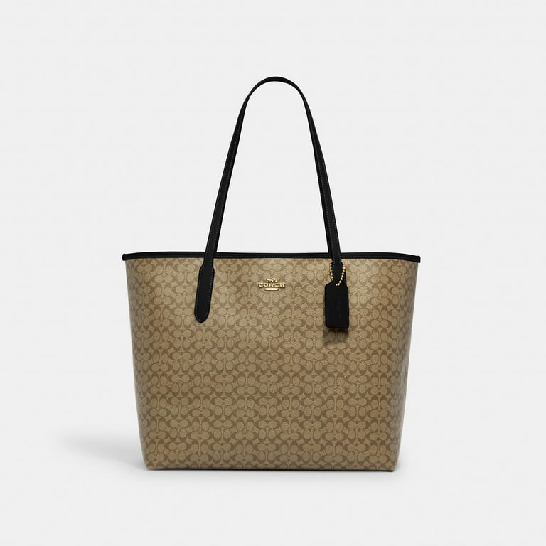 Coach City Tote in Signature Canvas