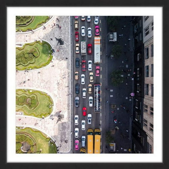 "City Traffic" Framed Painting Print