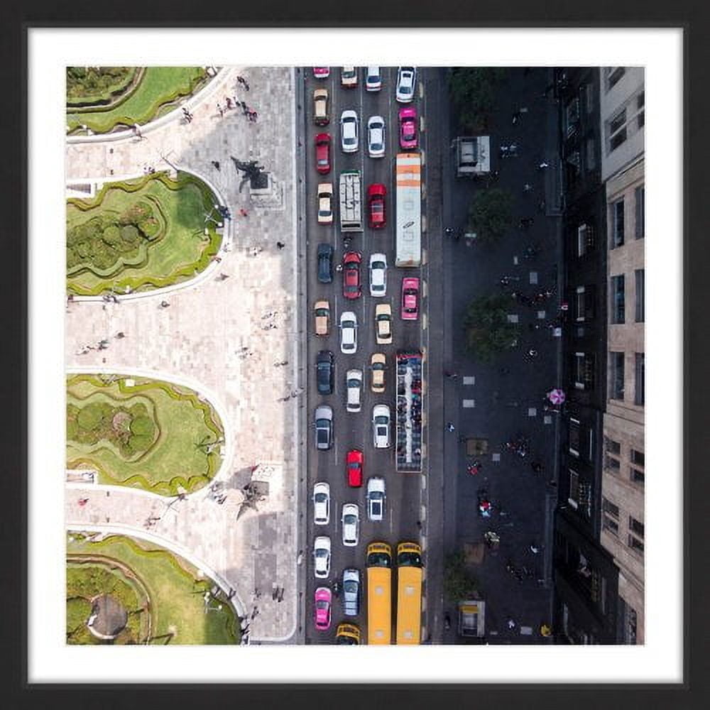 "City Traffic" Framed Painting Print