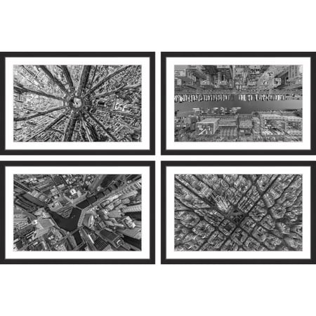City Traffic Quadriptych