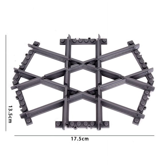 City Trains Flexible Tracks Forked Straight Curved Soft Rails Track Switch Building Block Bricks Kids DIY High-tech Creative Toy
