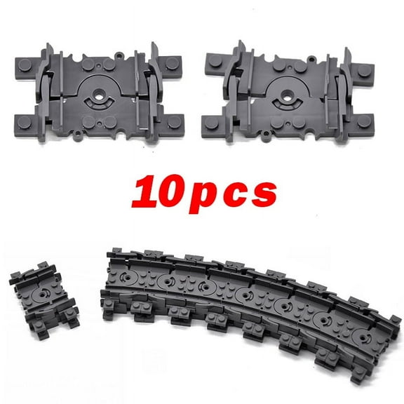 City Trains Flexible Tracks Forked Straight Curved Soft Rails Track Switch Building Block Bricks Kids DIY High-tech Creative Toy