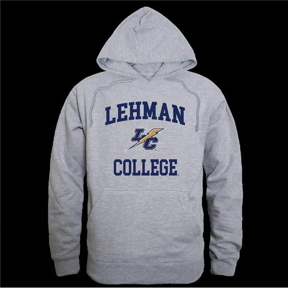 City University of New York, Lehman College Lightning Seal Hoodie, Heather Grey - Small
