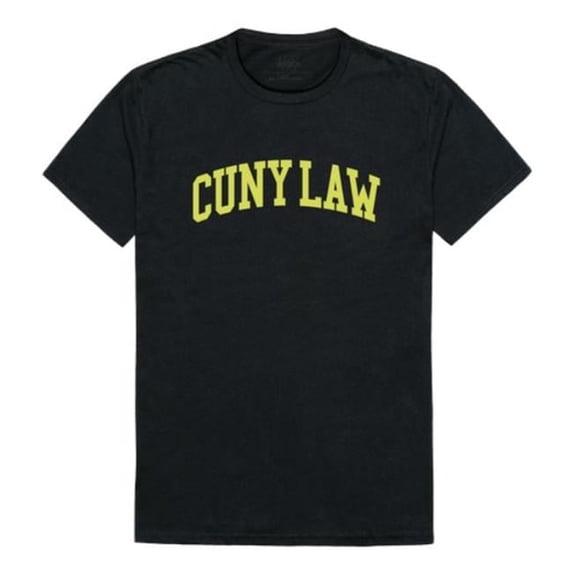 City University of New York School of Law College T-Shirt, Black - Extra Large