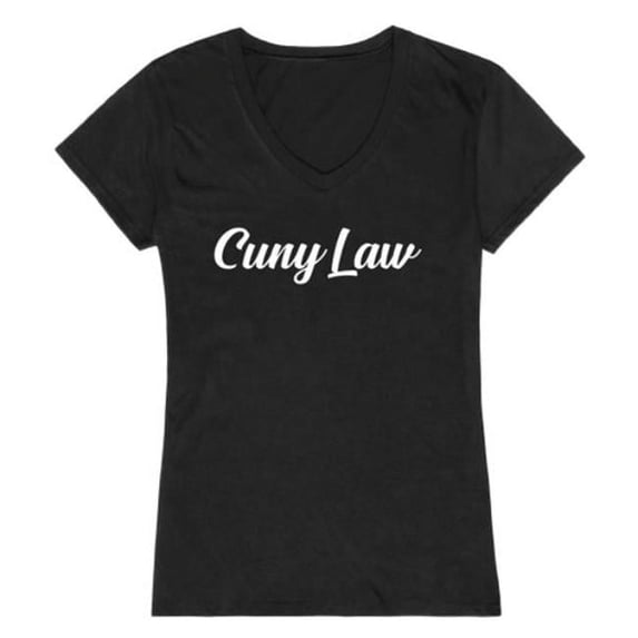City University of New York School of Law Script T-Shirt, Black - Small