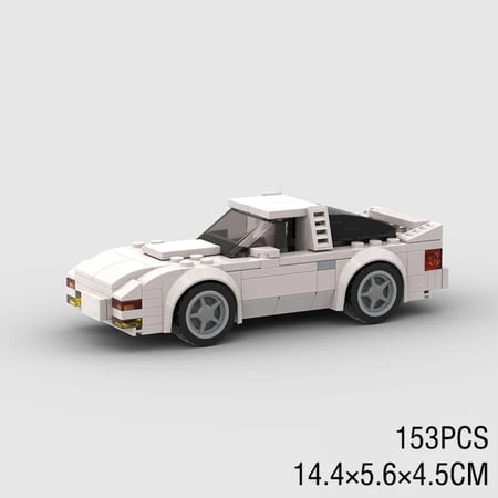 City Vehicle Speed Champions Sport Car Rally MOC RX-7 Building Blocks Supercar Racing Road Garage Model Educational Toys Kids