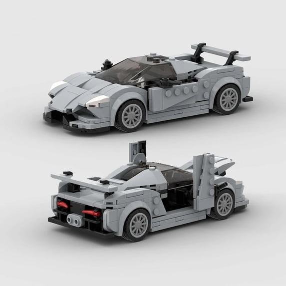 City Vehicle Technical Racing Car Speed Champion Building Blocks Racer ...