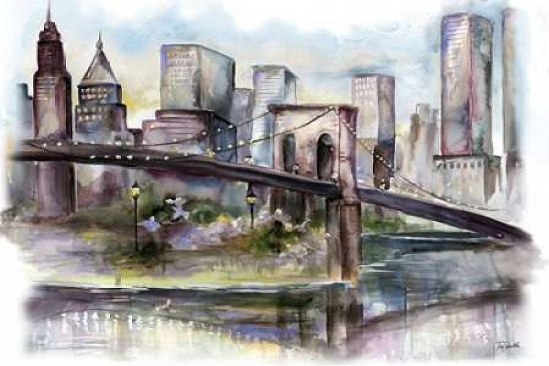 City View Landscape Canvas Art - Tre Sorelle Studios (24 x 36)