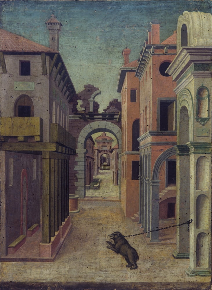 City View (Veduta Di Citt?™) Canvas Art - (24 x 36)