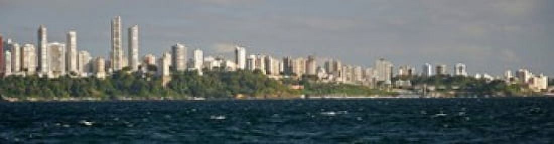 City at the waterfront Salvador Bahia Brazil Canvas Art - Panoramic Images (20 x 5)
