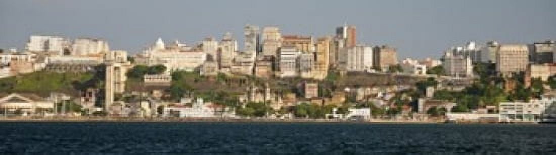 City at the waterfront Salvador Bahia Brazil Canvas Art - Panoramic Images (20 x 6)
