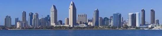 City at the waterfront San Diego California USA 2010 Canvas Art - Panoramic Images (44 x 10)