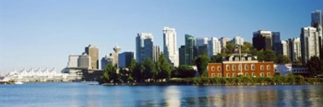 City at the waterfront Vancouver British Columbia Canada 2013 Canvas Art - Panoramic Images (18 x 6)
