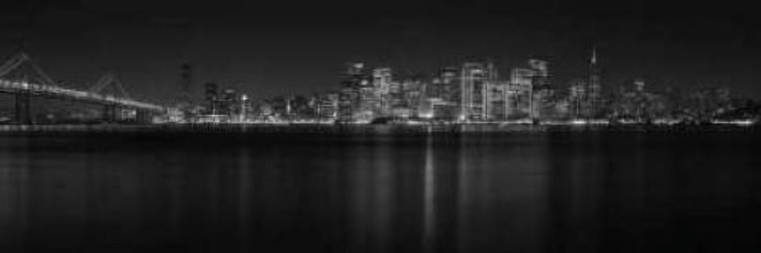 City by the Bay Treasure Island CA Canvas Art - Craig Melville (12 x 36)
