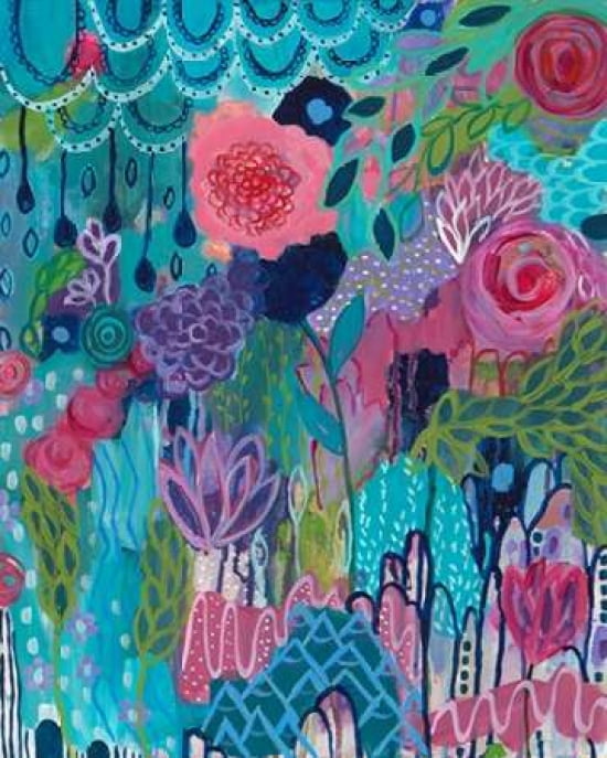 City in Bloom Canvas Art - Carrie Schmitt (24 x 30)