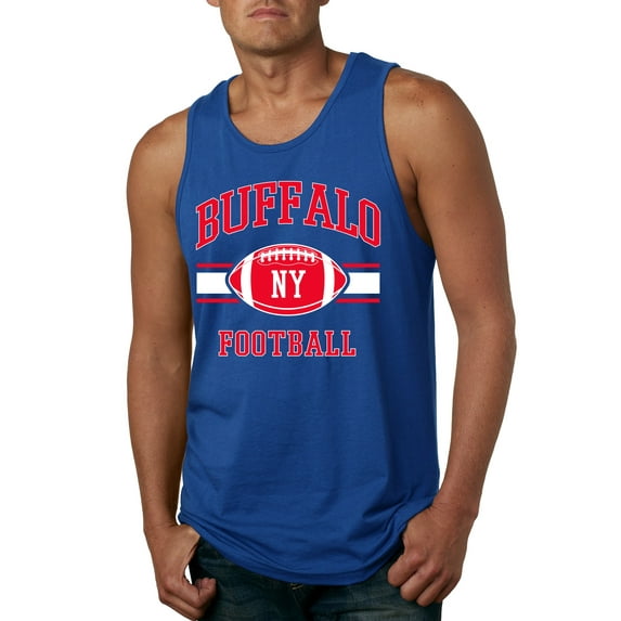 City of Buffalo BUF American Football Fantasy Fan Sports Mens Graphic Tank Top, Royal, X-Large