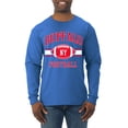 thumbnail image 1 of City of Buffalo BUF American Football Fantasy Fan Sports Mens Long Sleeve Shirt, Royal, Large, 1 of 3