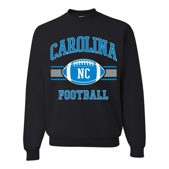 City of Carolina CAR American Football Fantasy Fan Sports Unisex Crewneck Graphic Sweatshirt, Black, 3XL