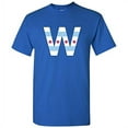 thumbnail image 1 of City of Chicago Flag W Mens T-Shirt - Small - Royal, 1 of 6