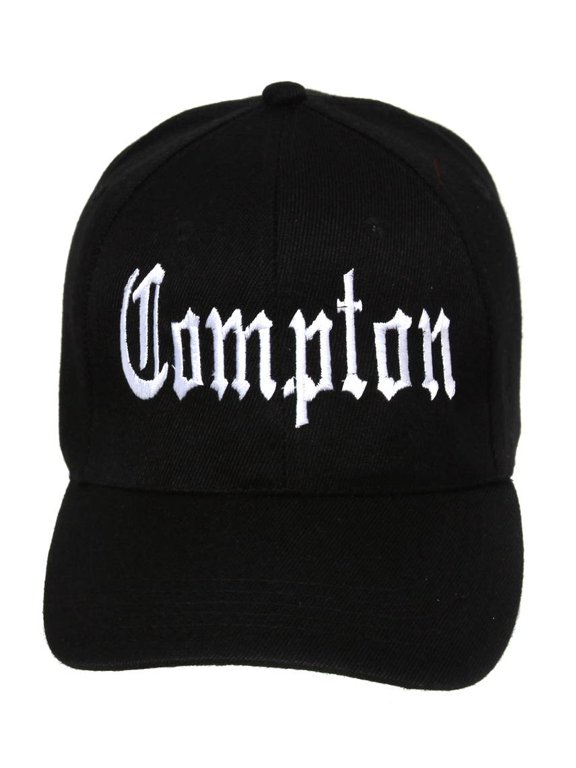 City of Compton Easy Hat Cap Black w/ SUNGLASSES