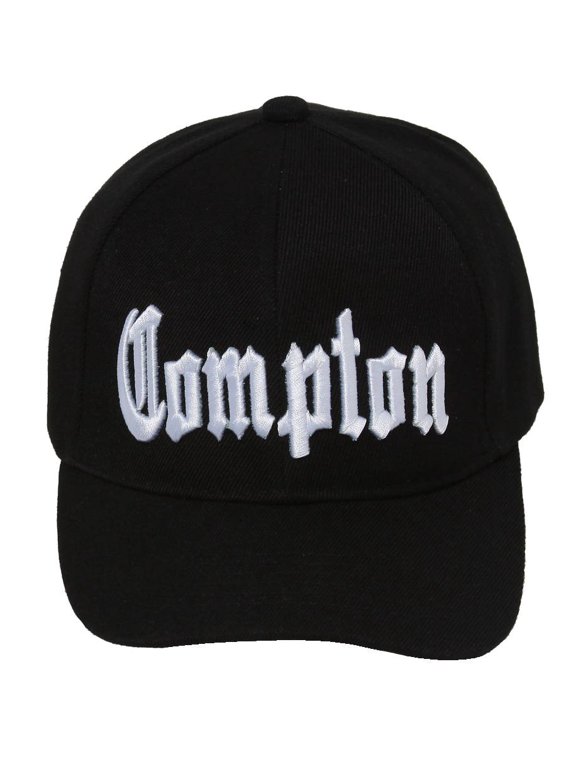 City of Compton Hat Cap 3D Embroidery - Black w/ Sunglasses