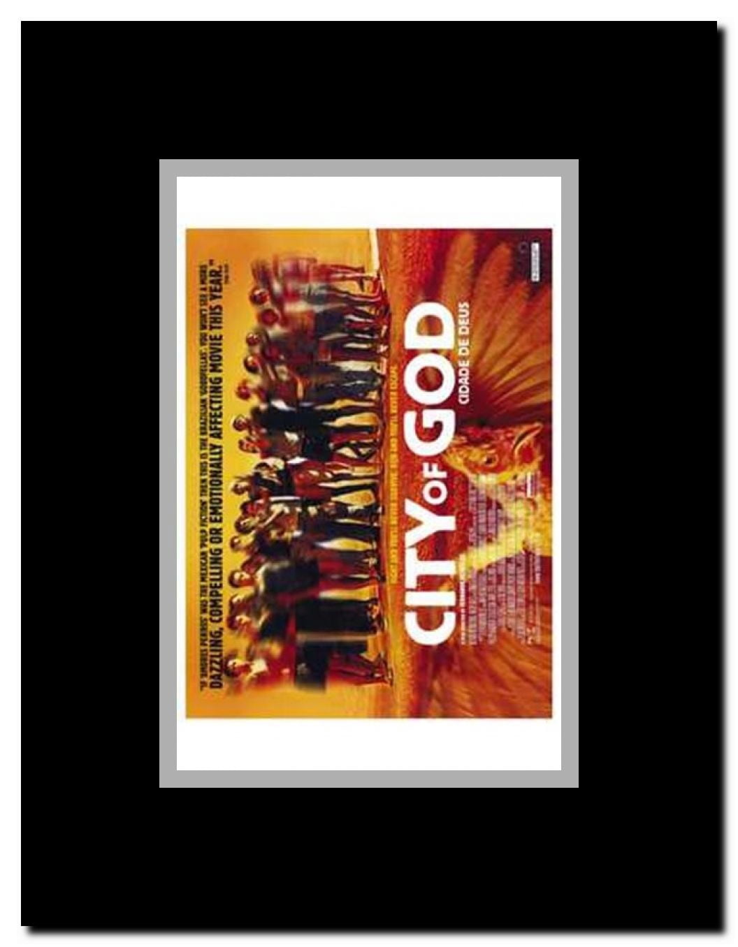 City of God Framed Movie Poster