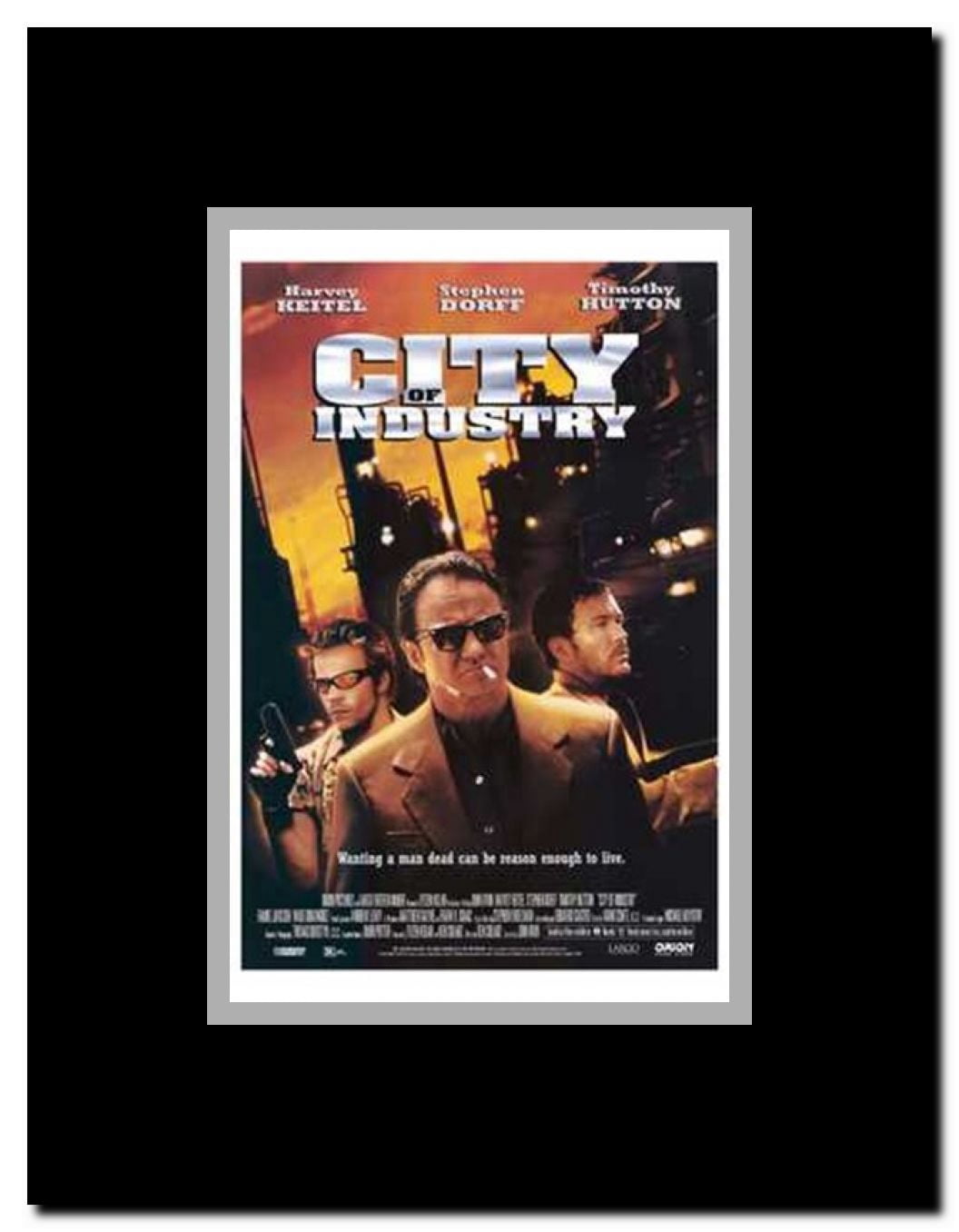 City of Industry Framed Movie Poster