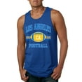 thumbnail image 1 of City of Los Angeles LAR American Football Fantasy Fan Sports Mens Graphic Tank Top, Royal, Medium, 1 of 3