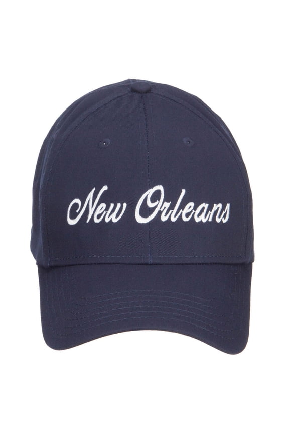 City of New Orleans Embroidered Cap - Navy OSFM
