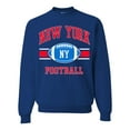 thumbnail image 1 of City of New York NYG American Football Fantasy Fan Sports Unisex Crewneck Graphic Sweatshirt, Royal, X-Large, 1 of 3