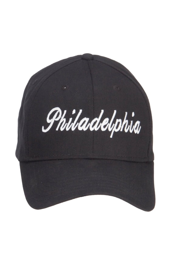 City of Philadelphia Embroidered Cap - Black OSFM