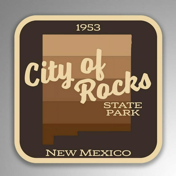 City of Rocks State Park Decal Sticker | 4-Inches By 4-Inches | Vinyl Sticker | UV Protective Laminate | SP068