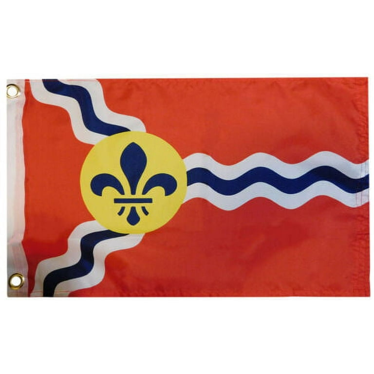 City of St. Saint Louis 100D Woven 12x18 CAR BOAT Flag Grommets Banner 