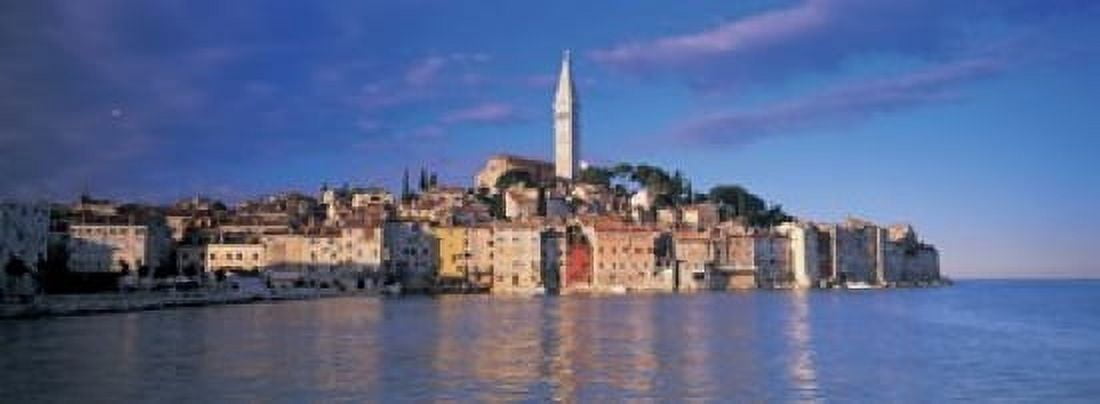 City on the waterfront Rovinj Croatia Canvas Art - Panoramic Images (18 x 7)