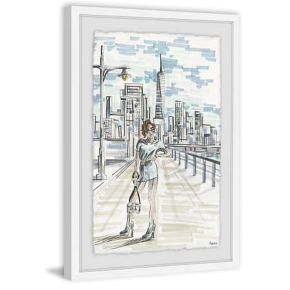 City's It Girl Framed Painting Print