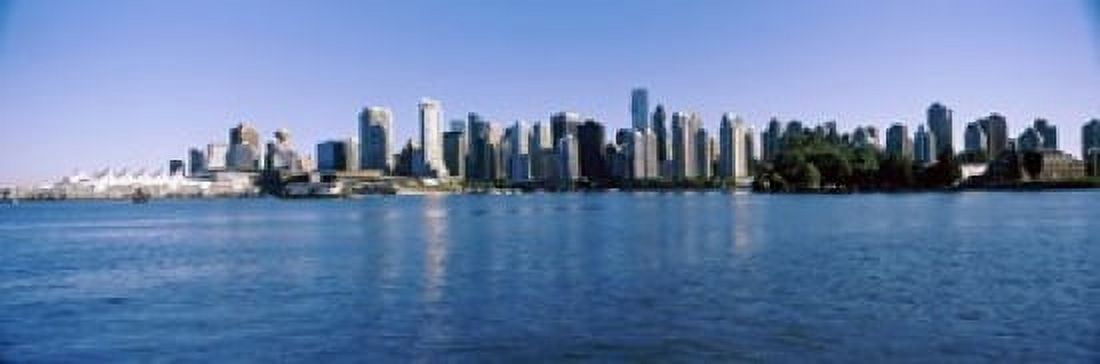 City skyline Vancouver British Columbia Canada 2013 Canvas Art - Panoramic Images (36 x 12)
