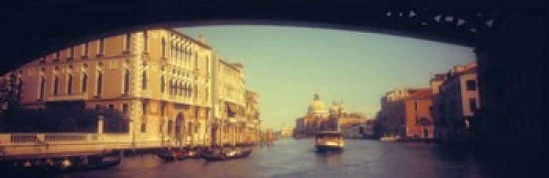 City viewed through a bridge Ponte DellAccademia Venice Veneto Italy Canvas Art - Panoramic Images (18 x 6)