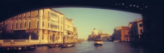 City viewed through a bridge Ponte DellAccademia Venice Veneto Italy Canvas Art - Panoramic Images (36 x 12)