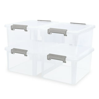 SEE SPRING X-Large 12 Pack Shoe Storage Box, Clear Plastic