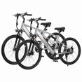 thumbnail image 1 of Cityone SO Electric Bike for Adults 26" Ebike,Full Suspension Peak 1200W Motor Ebikes with 21 Speed Carbon Steel Mountain Bicycle Silver*2, 1 of 1