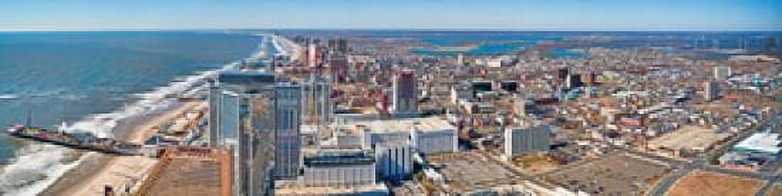 Cityscape Atlantic City New Jersey USA Canvas Art - Panoramic Images (20 x 5)