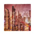 thumbnail image 1 of Cityscape Head Scarf, Dubai Night Cityscape, Head Wrap, 3 Sizes, by Ambesonne, 1 of 2