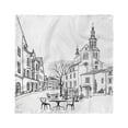 thumbnail image 1 of Cityscape Head Scarf, Old City Sketch, Head Wrap, 3 Sizes, by Ambesonne, 1 of 2